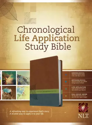 NLT Chronological Life Application Bible Imitation Leather Brown