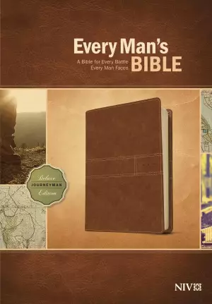 NIV Every Man's Bible, Brown, Imitation Leather, Study Notes, Articles, Book Introductions, Biblical People Profiles, Advice from Christian Leaders