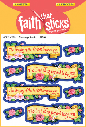 Blessings Scrolls Stickers