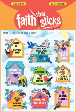 Gods Care Stickers
