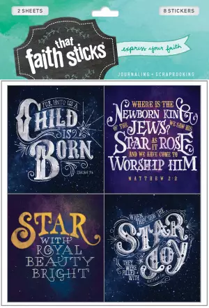 Christmas Greetings - Faith That Sticks Stickers
