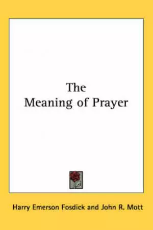 Meaning Of Prayer