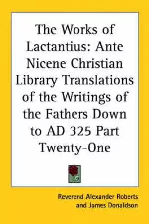 Works Of Lactantius