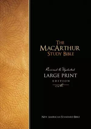 NASB MacArthur Study Bible: Large Print, Hardback