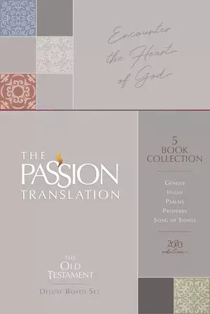 Passion Translation Old Testament 5 Book Collection (2020 Edition): Deluxe Boxed Set