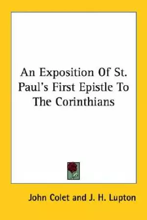 1 Corinthians : Exposition 