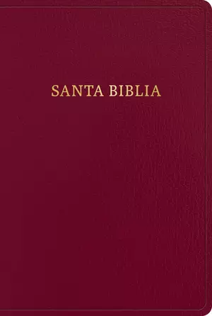 RVR 1960 Biblia letra gigante, borgoña, imitación piel con índice (2023 ed.)
