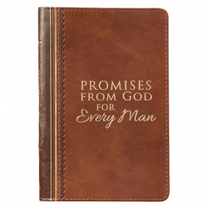 Promises from God for Every Man Brown Lux-Leather