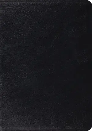 ESV Study Bible, Black, Genuine Leather, 20,000 Study Notes, Cross-Reference, Maps, Illustrated Articles, Gilt Edges, Ribbon Marker