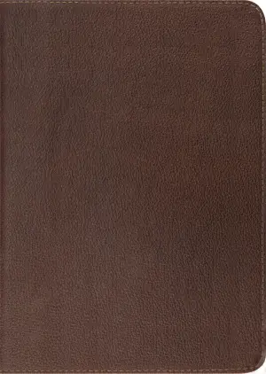 ESV Study Bible Cowhide Dark Brown, Illustrated, Maps, Study Guides, Articles, Concordance