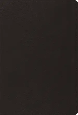 The Psalms, ESV, Top Grain Leather, Black, Ribbon Marker, Large Print, Compact