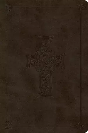 ESV Value Compact Bible (TruTone, Olive, Celtic Cross Design)