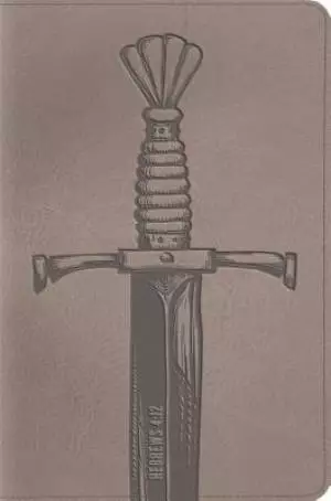 ESV Compact Bible (TruTone, Silver, Sword Design)