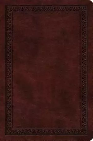 ESV Value Compact Bible (TruTone, Mahogany, Border Design)