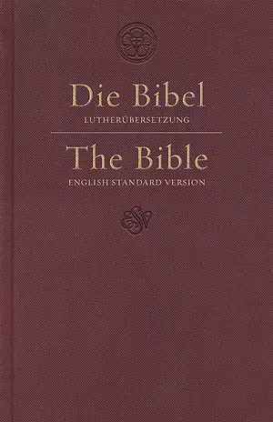 Esv German/English Parallel Bible (Luther/Esv, Dark Red)