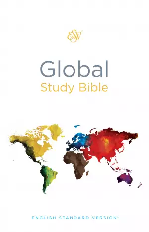 ESV Global Study Bible, White, Hardback, Maps, Articles, Timelines, Character Profiles, Cross References, Maps, Illustrations, Book Introductions
