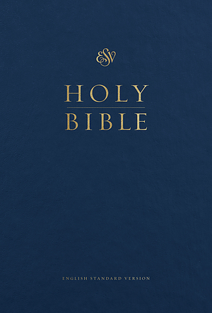 ESV Pew and Worship Bible, Blue, Hardback, Large Print, Responsive Readings