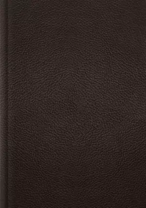 ESV Single Column Journaling Bible, Large Print (Buffalo Leather, Deep Brown)
