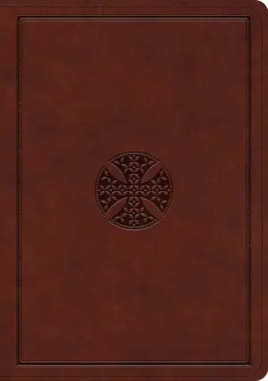ESV Journaling Bible, Interleaved Edition (TruTone, Mahogany, Mosaic Cross Design)