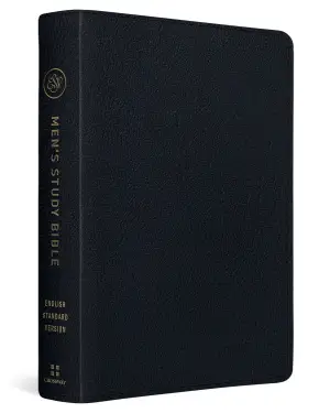 ESV Men's Study Bible (Genuine Leather, Black)