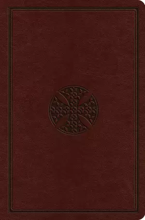 ESV Value Compact Bible (TruTone, Chestnut, Mosaic Cross Design)