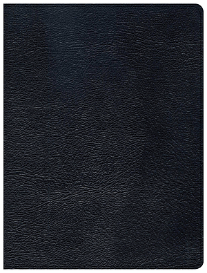 CSB Tony Evans Study Bible, Black, Genuine Leather, Articles, Sermon Videos, Devotionals, Presentation Page, Glossary, Charts, Concordance, Bible Reading Plan, Maps