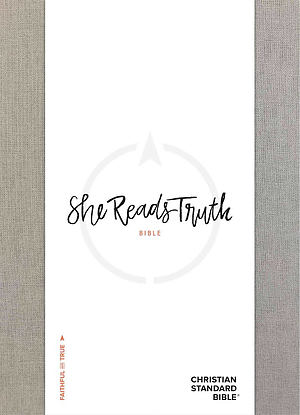 CSB She Reads Truth Bible, Gray Linen Cloth Over Board