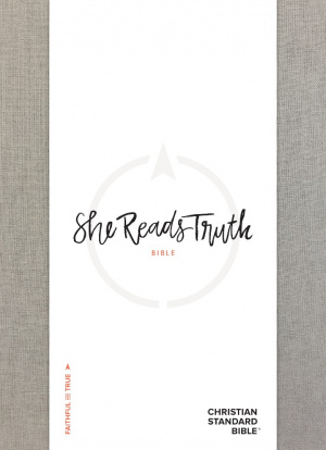CSB She Reads Truth Bible, Gray Linen Cloth Over Board, Indexed