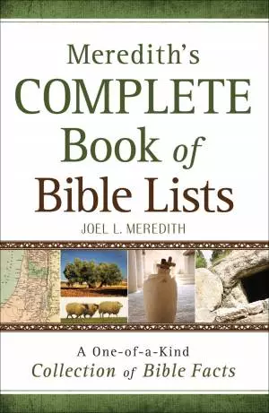 Meredith's Complete Book of Bible Lists [eBook]