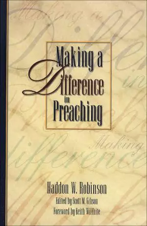 Making a Difference in Preaching [eBook]