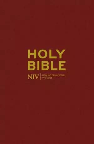 NIV Anglicised  Bible, Burgundy, Hardback, Lists of Key People, List of Event, Maps