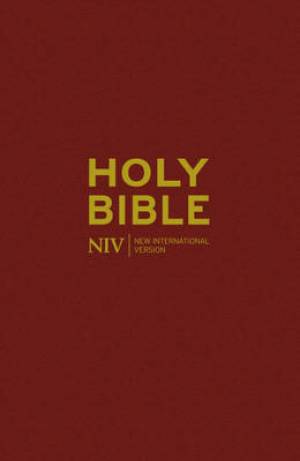NIV Pew Bible Pack of 20, Burgundy, Hardback,  List of Key People, Maps and Events, Footnotes