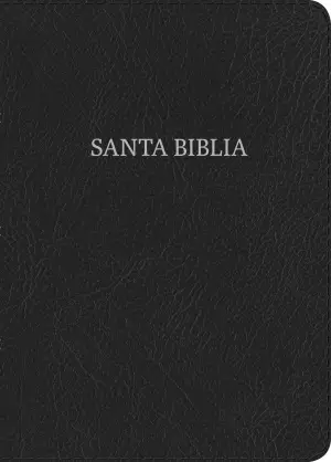 RVR 1960 Biblia Letra Gigante negro, piel fabricada