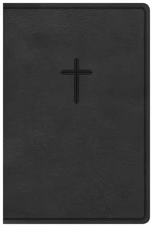 CSB Everyday Study Bible, Charcoal, Imitation Leather, Maps, Concordance, Presentation Page, Ribbon Marker