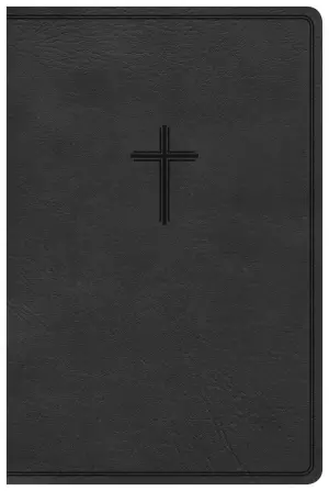 CSB Everyday Study Bible, Charcoal, Imitation Leather, Maps, Concordance, Presentation Page, Ribbon Marker