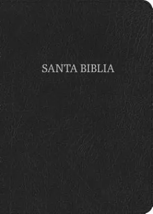 NVI Biblia Letra Grande Tamaño Manual, negro piel fabricada