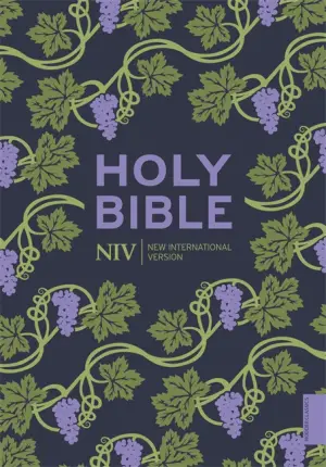 NIV Holy Bible, Purple, Paperback, Hodder Classic Design, Reading Plan, Anglicized Text, Topics Guide