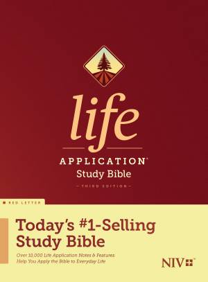 NIV Life Application Study Bible, Third Edition, Red Letter, Hardcover, Presentation Page, Maps, Book Introductions