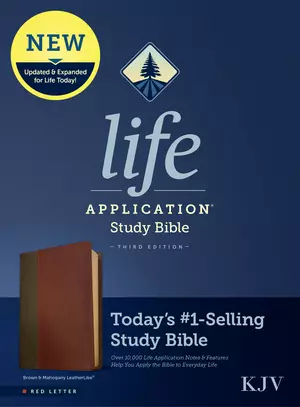 KJV Life Application Study Bible, Third Edition (LeatherLike, Brown/Mahogany, Red Letter)