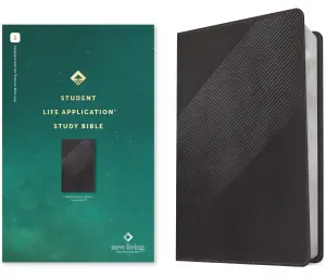 NLT Student Life Application Study Bible, Filament Enabled (LeatherLike, Charcoal Gray Striped, Red Letter)