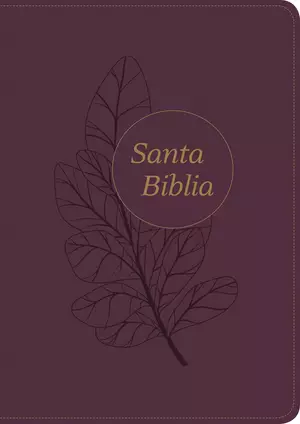 Santa Biblia RVR60, Edición de referencia ultrafina, letra grande (SentiPiel, Ciruela, Índice, Letra Roja)