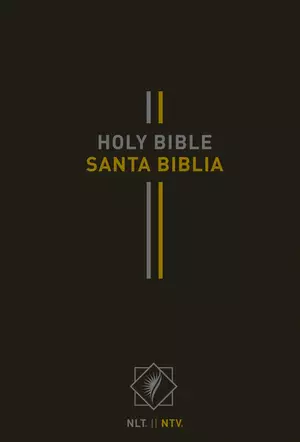 Bilingual Bible / Biblia bilingüe NLT/NTV (Hardcover, Black)