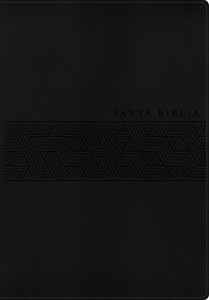 Santa Biblia NTV, Edición manual, letra gigante (SentiPiel, Gris, Letra Roja)
