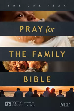 One Year Pray for the Family Bible NLT (Softcover)