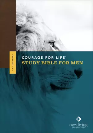 NLT Courage For Life Study Bible for Men