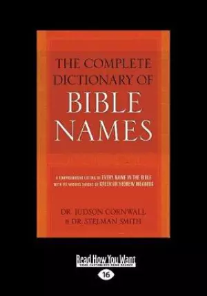 The Complete Dictionary of Bible Names