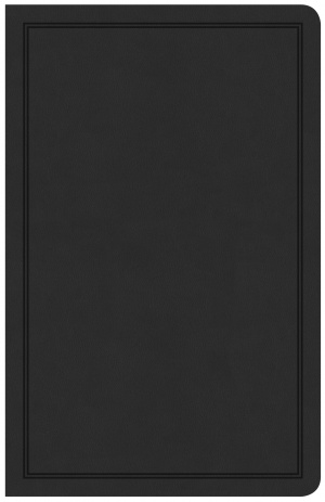 CSB Deluxe Gift Bible, Black LeatherTouch