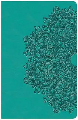 KJV Large Print Personal Size Reference Bible, Teal Leathertouch Indexed