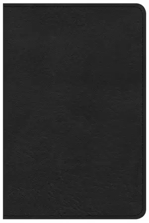 KJV Large Print Compact Reference Bible, Black LeatherTouch