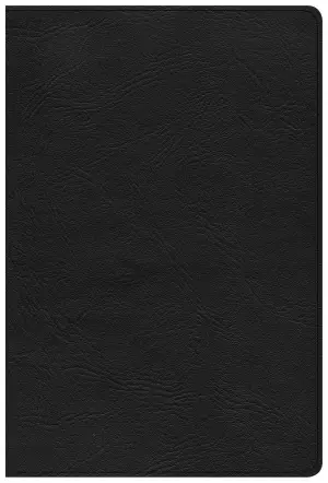KJV Giant Print Reference Bible, Black Genuine Leather, Indexed